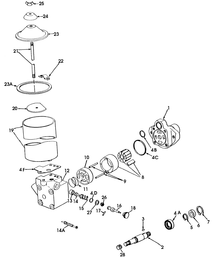 029 HYDRAULIC OIL PUMP