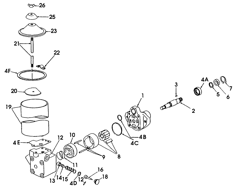 024 HYDRAULIC OIL PUMP