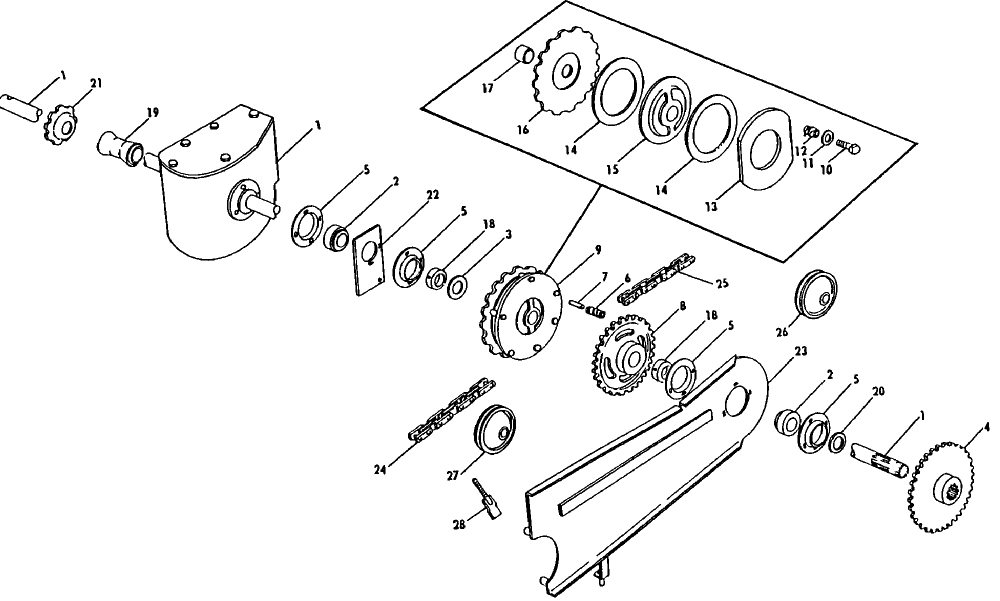 010 PICKUP, FEEDER & KNOTTER/TWISTER DRIVE