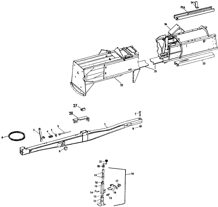 016 TONGUE, JACK & MAIN FRAME