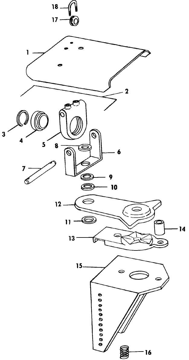 005 POWER TAKE OFF, RATCHETING SUPPORT