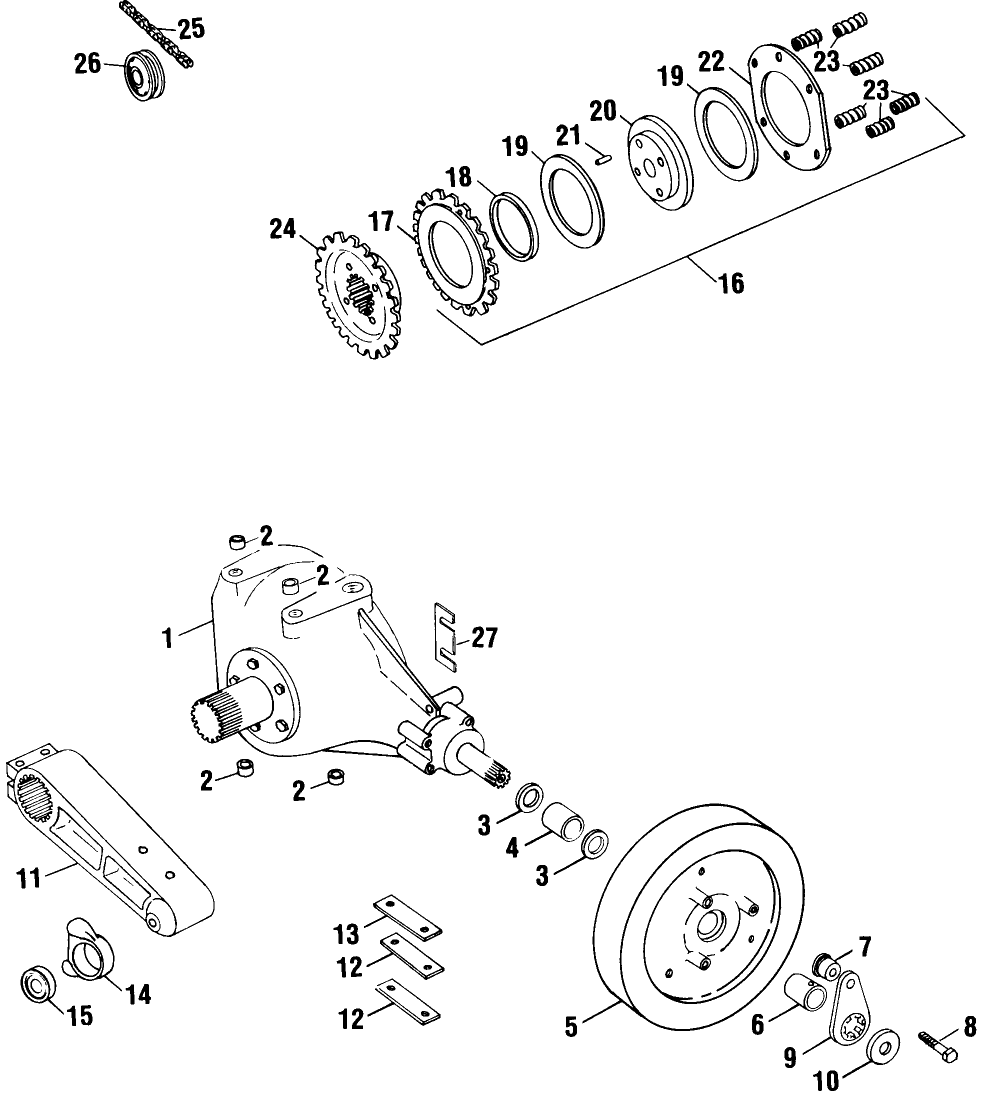 012 MAIN DRIVE GEARBOX & FLYWHEEL