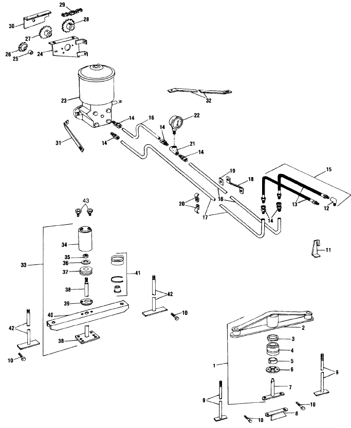 030 HYDRAULIC BALE TENSION KIT