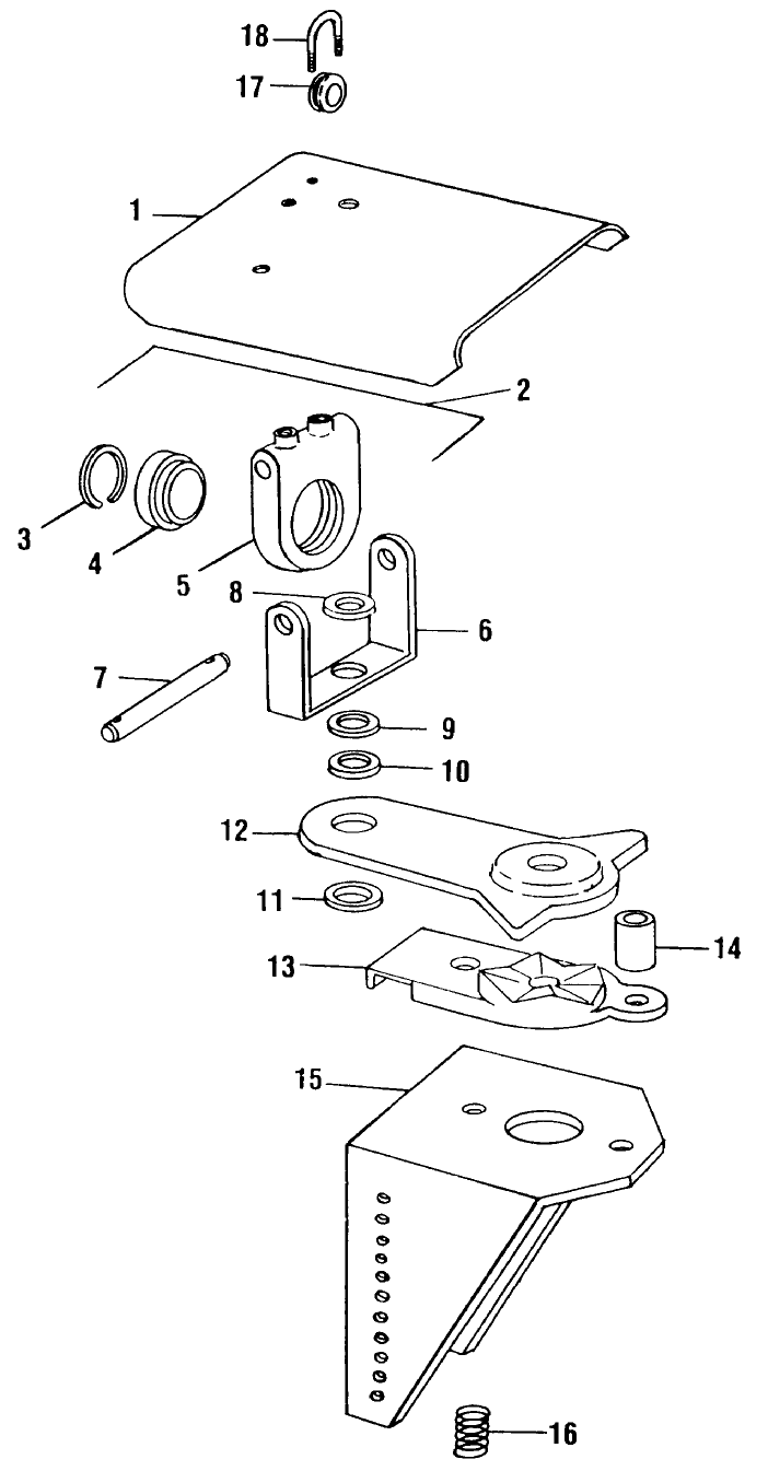 009 POWER TAKE OFF, 3-JOINT, RATCHETING SUPPORT, ASN 660591
