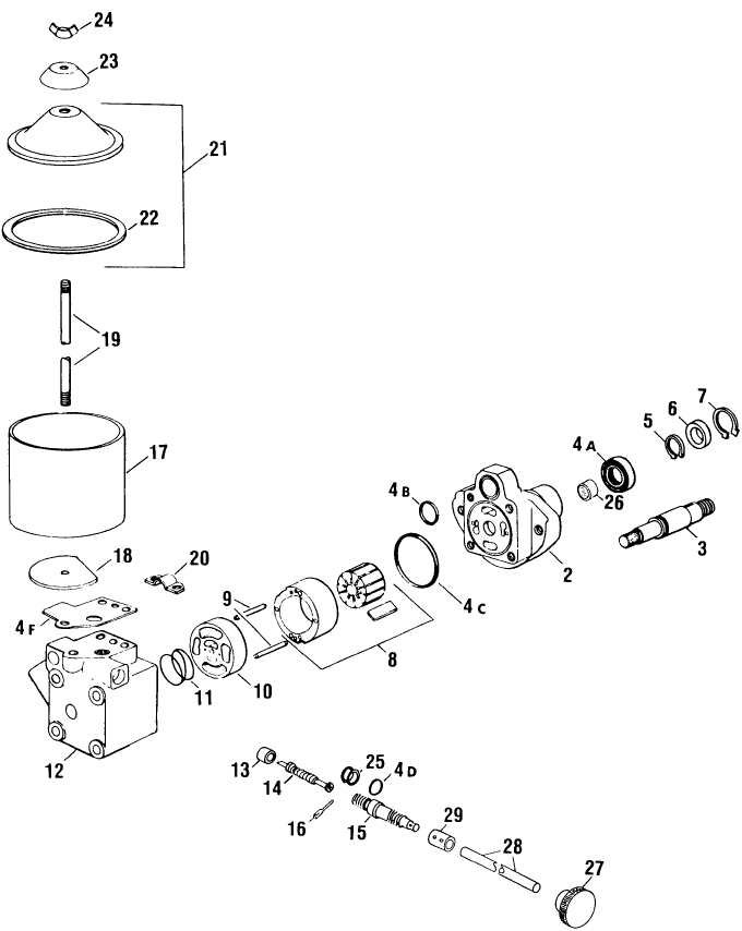 042 HYDRAULIC PUMP