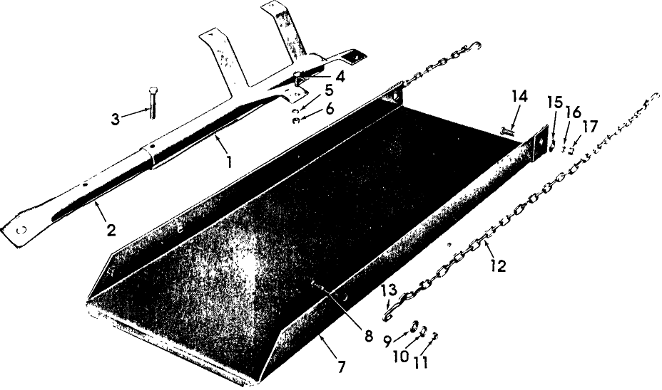 039 WAGON HITCH & BALE LOADING ATTACHMENT