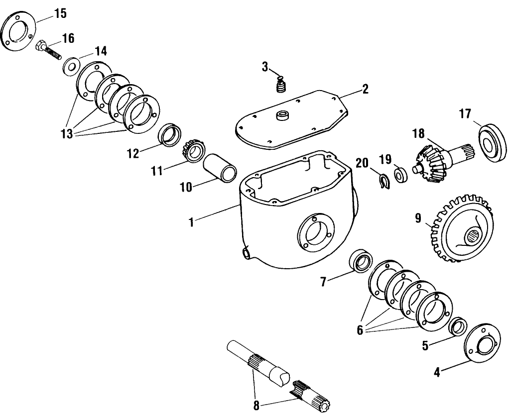 027 FEEDER DRIVE GEARBOX 269390