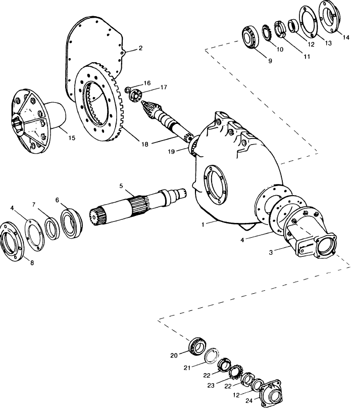 022 MAIN DRIVE GEARBOX 195592