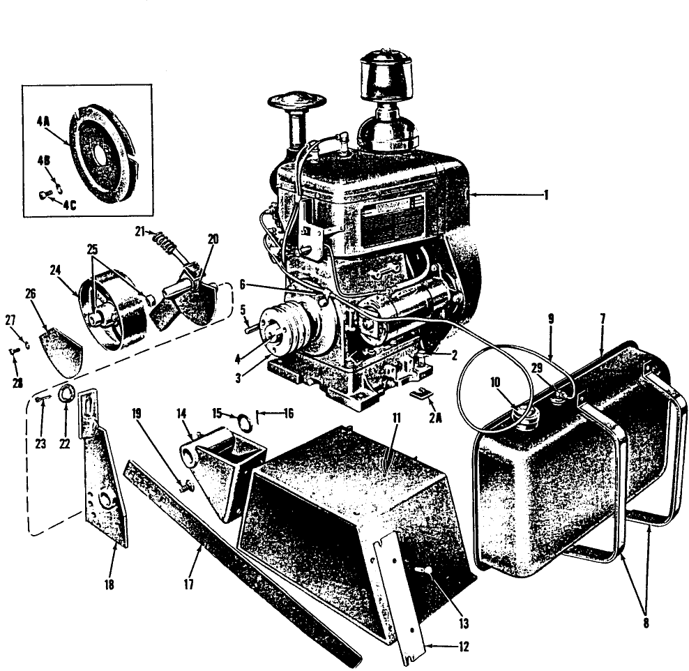 029 POWER UNIT & RELATED PARTS - 14-71,14-76,14-213,14-214