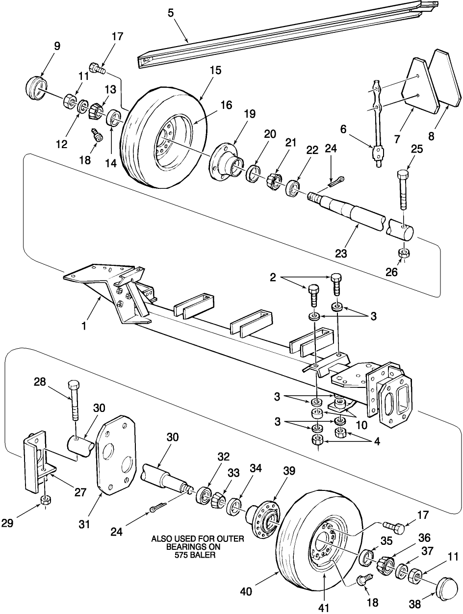 004 AXLE & WHEEL