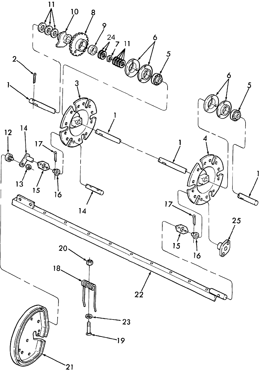 016 SHAFT & PICKUP FINGER
