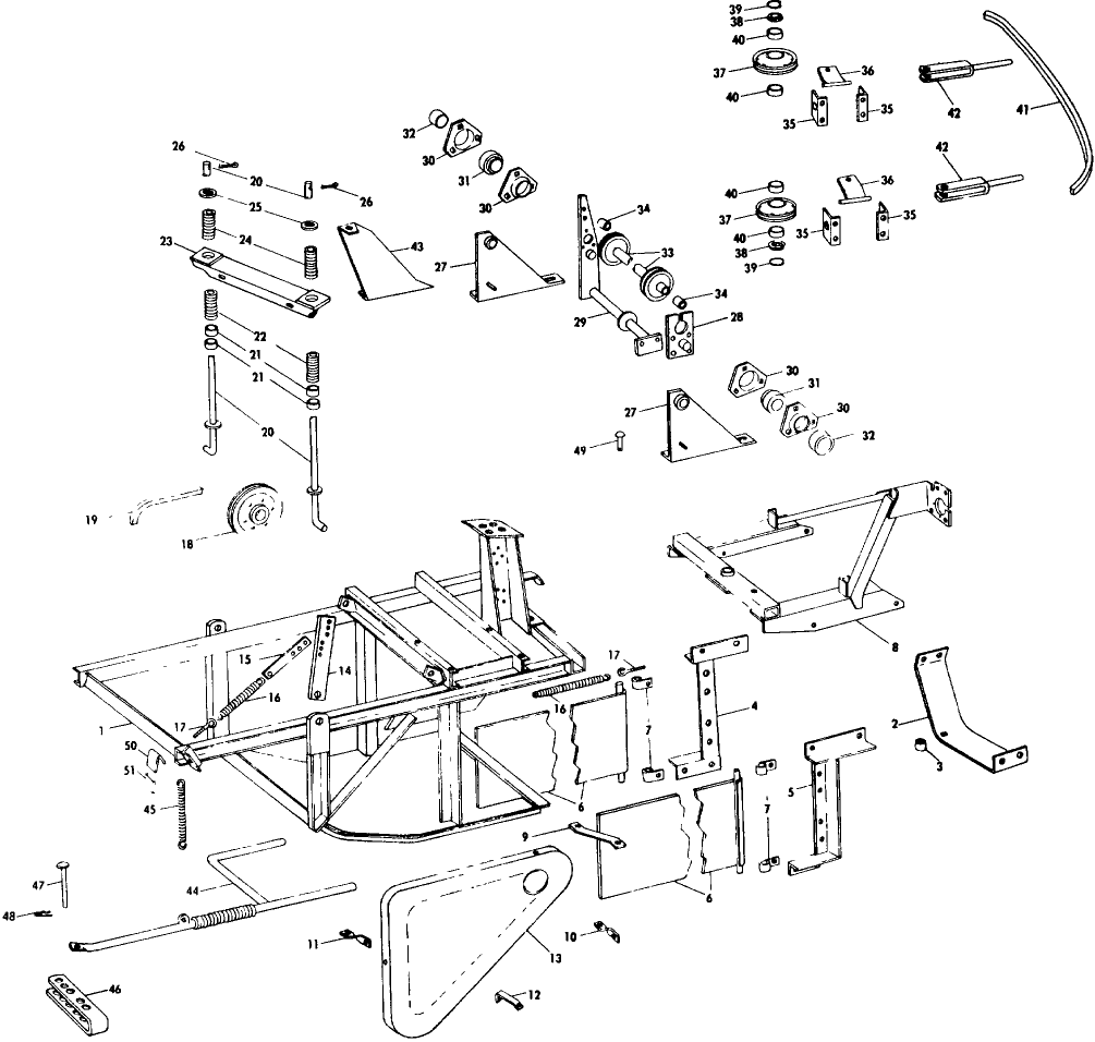 014 PTO FRAME, 53A & 61