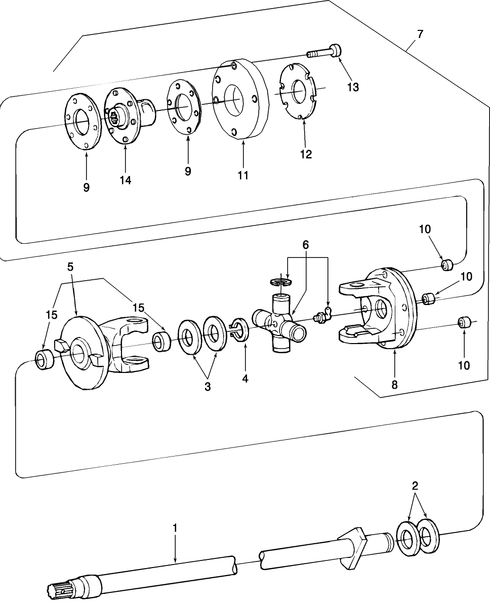 022 GEARBOX  DRIVE SHAFT & CLUTCH,  W/BALE SLICE