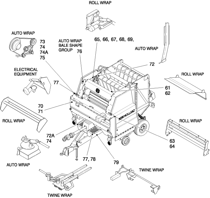  K PICTORIAL INDEX, WRAPPING SYSTEMS (61 - 79)