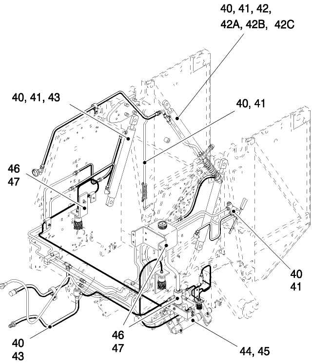  G PICTORIAL INDEX, HYDRAULICS (40 - 47)