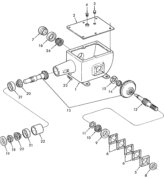 004 GEARBOX, 1,000 RPM