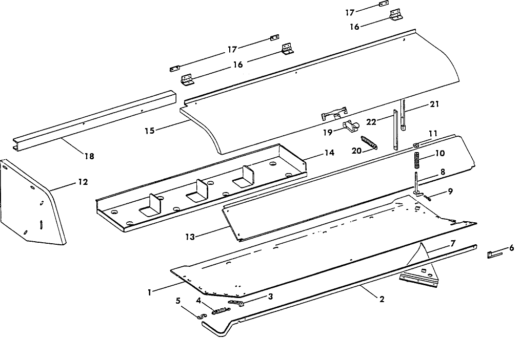 023 TWINE BOX & PICKUP LATCH LEVER GROUP