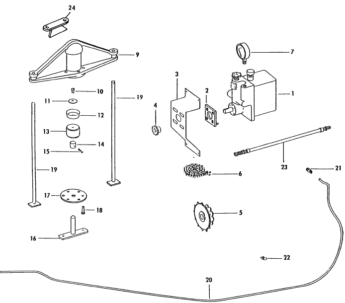 027 HYDRAULIC BALE TENSION