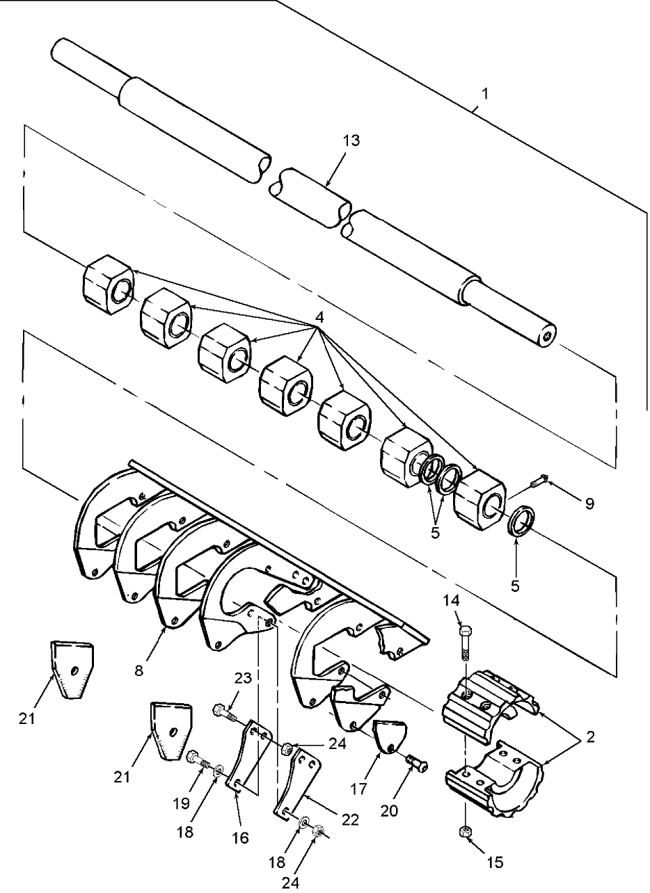 002A BALE SLICE ROLLER
