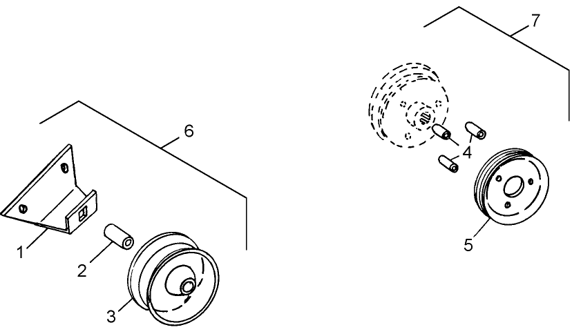 025 SHEAVE KIT, AUTOMATIC TWINE WRAPPER