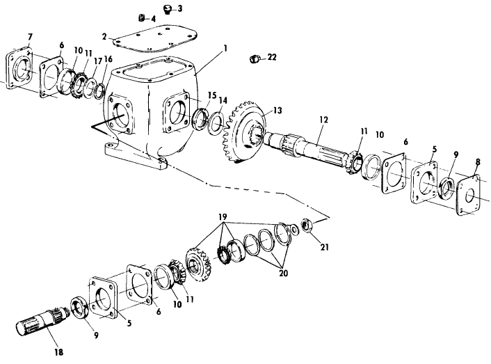 008 GEARBOX, MAIN DRIVE