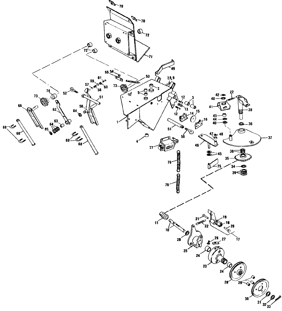019 AUTOMATIC TWINE WRAPPER DRIVE, BSN 595007
