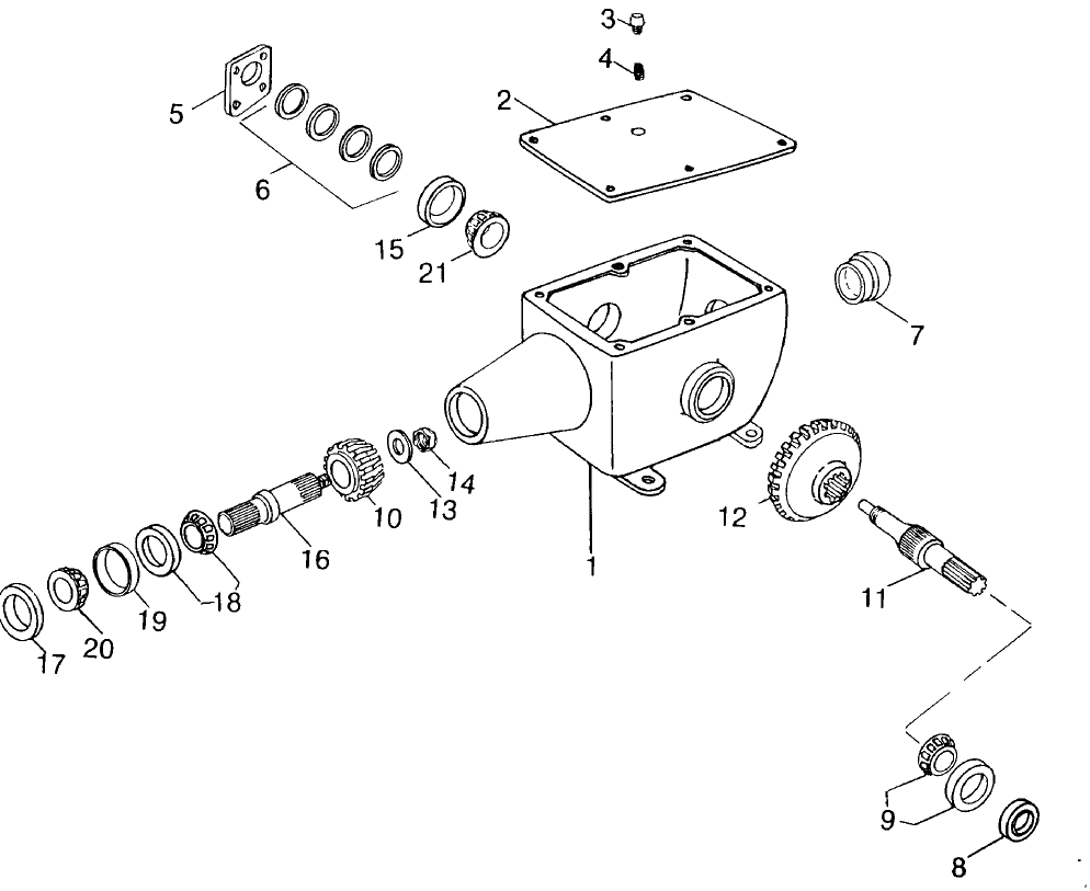 007 GEARBOX, MAIN DRIVE, ASN 733139