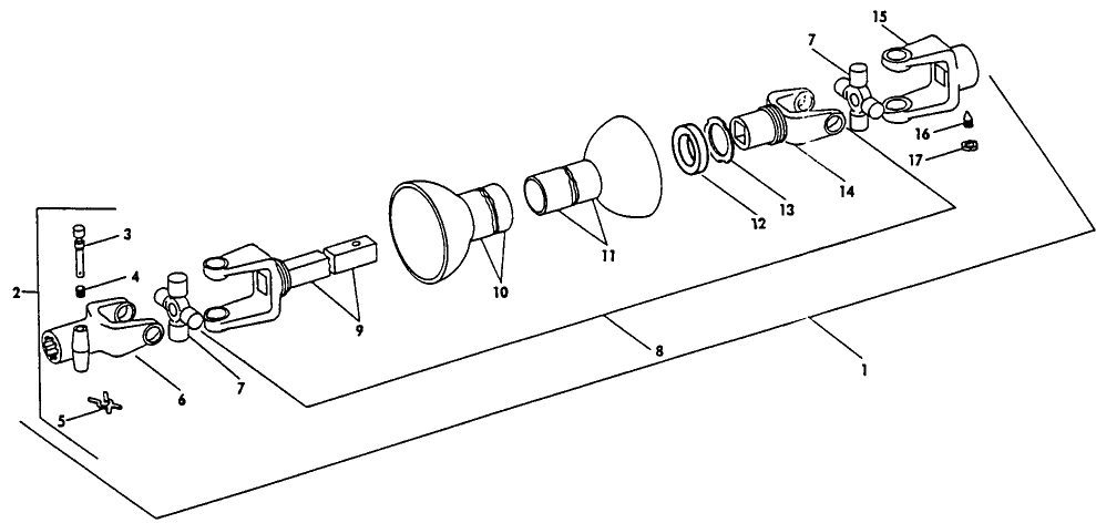 004 QUICK DETACHABE, DOUBLE JOINT PTO ASSEMBLY