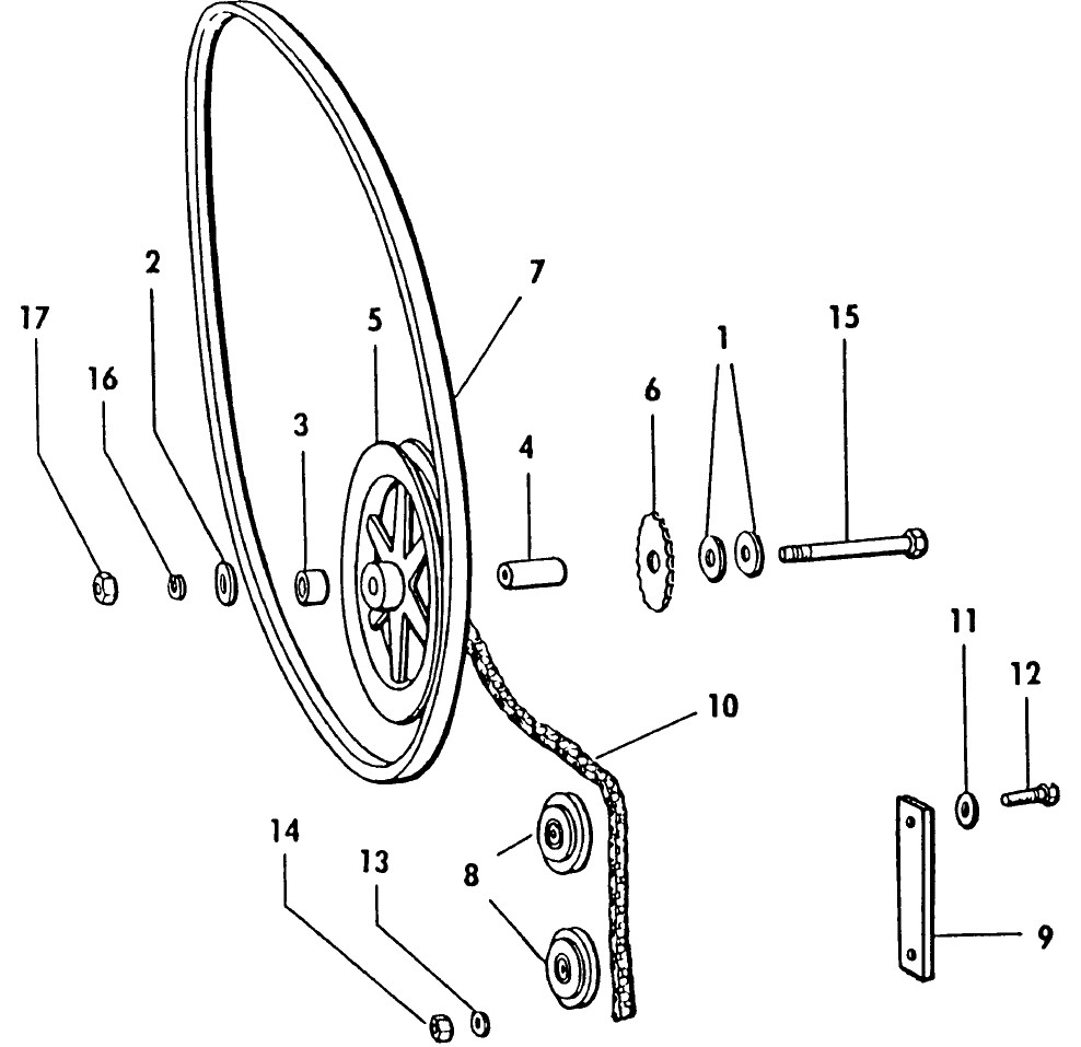 031 AUGER & PICK-UP DRIVEN ASSEMBLY