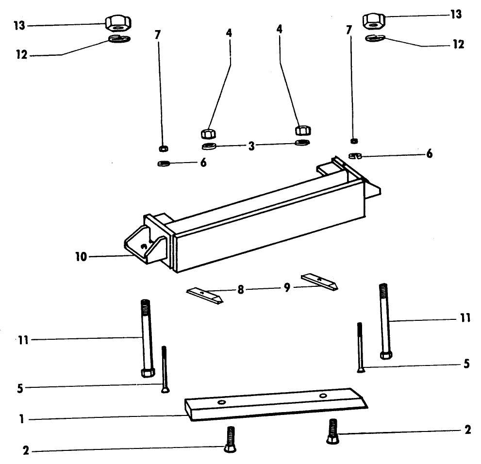 009 STATIONARY KNIFE HOLDER GROUP