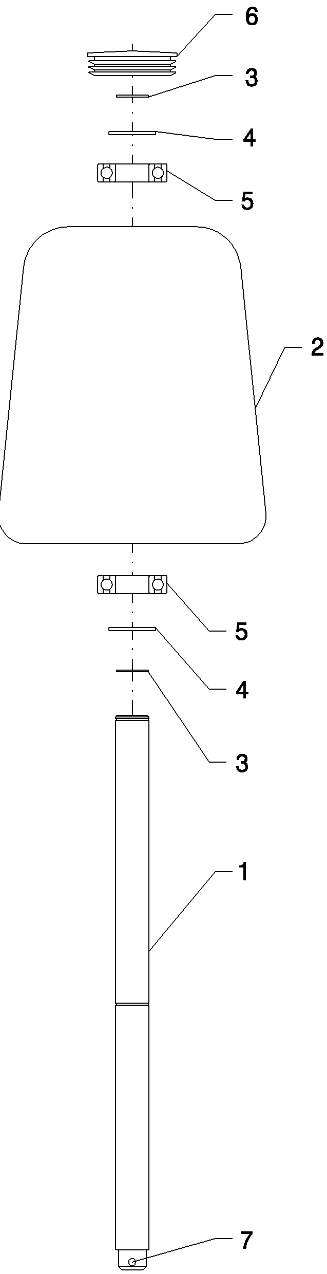 002 SUPPORT ROLLER