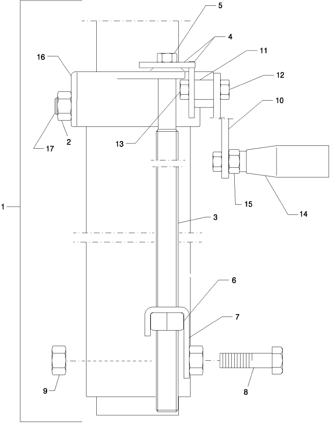 018 PRE-STRETCHER HEIGHT ADJUSTER