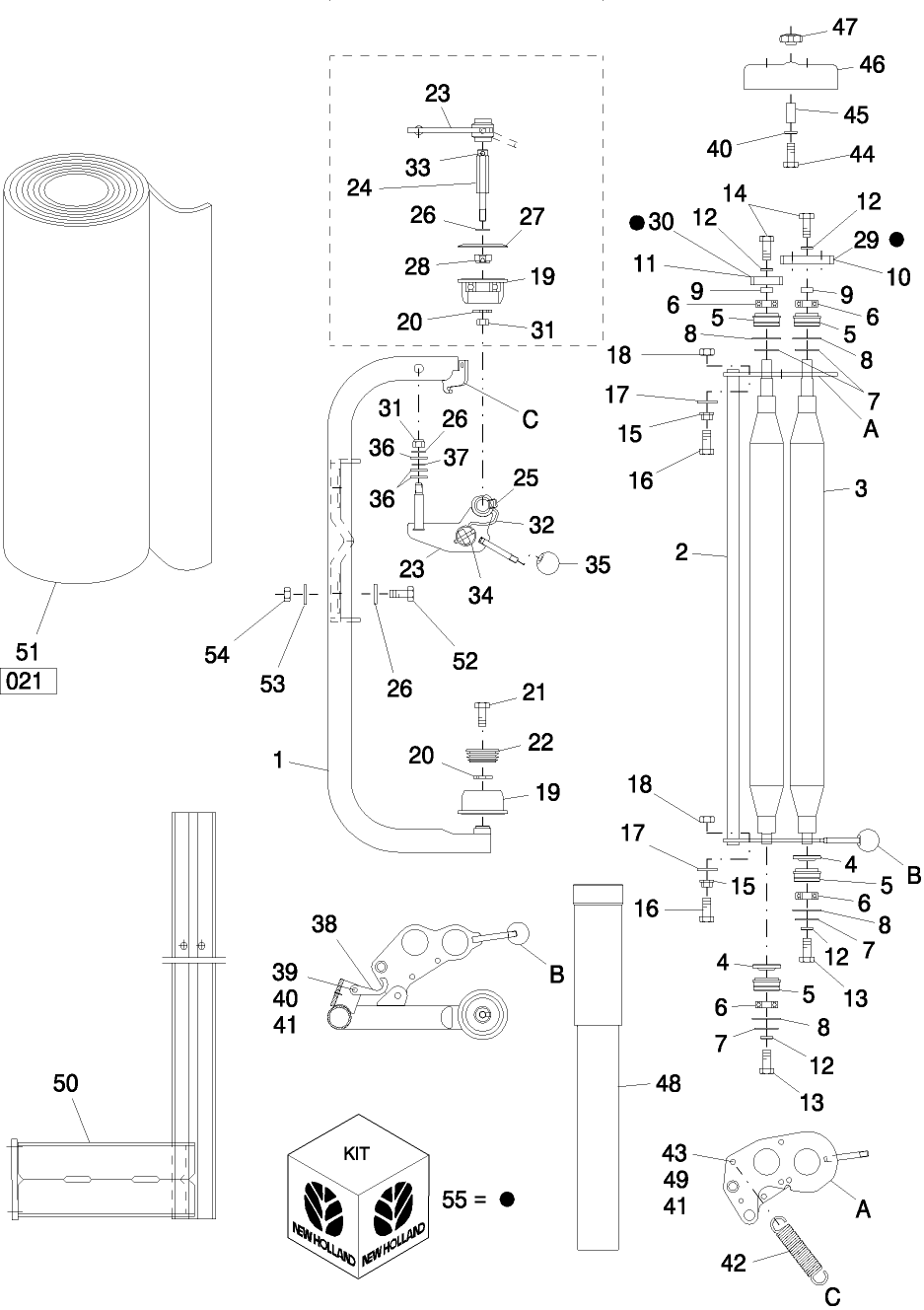 003A FILM PRE-STRETCHER - ASN 75110739 & BSN 75111471