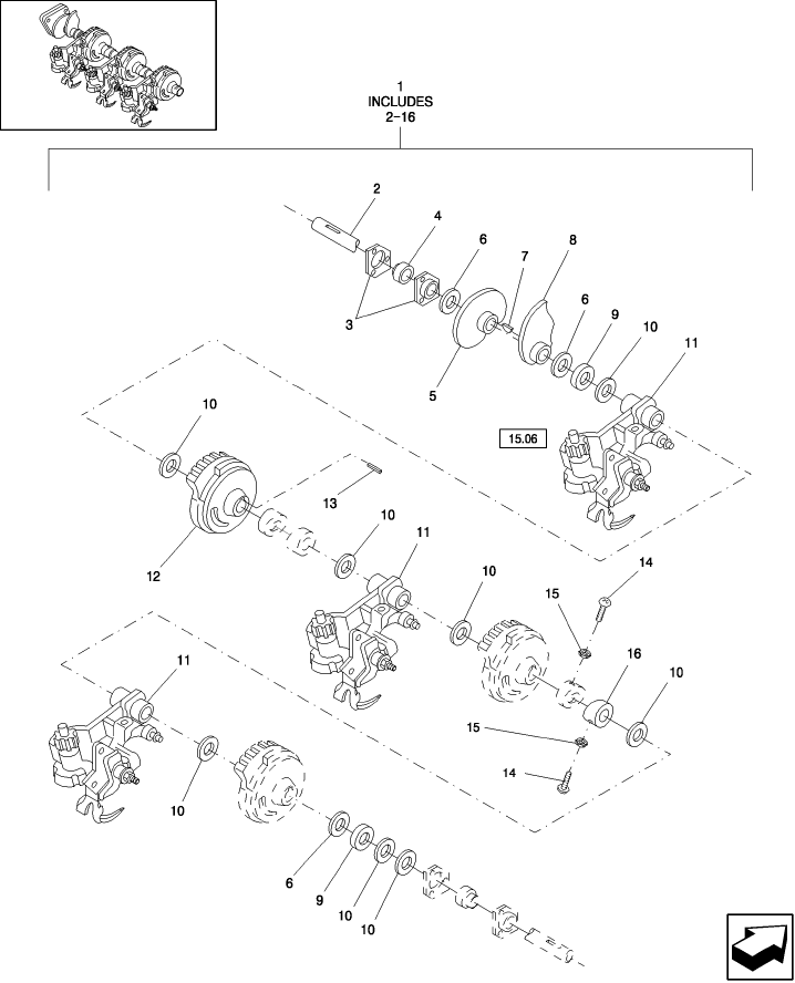 15.05 KNOTTER SHAFT
