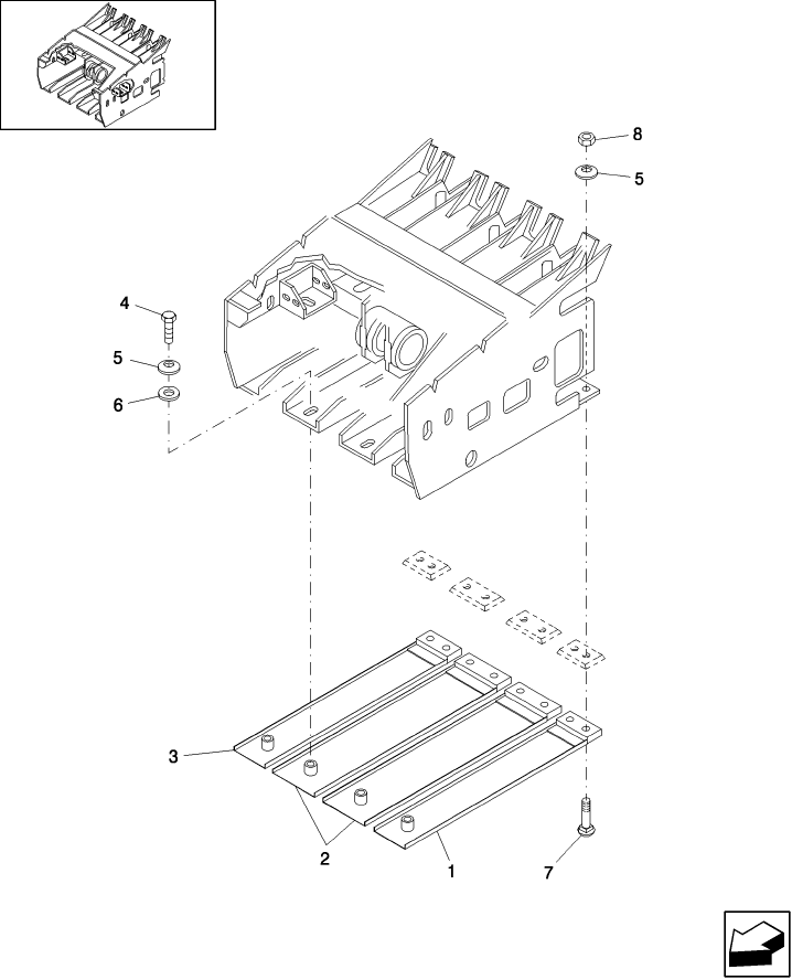 14.03 BALE SIZE CONVERSION KIT, 16" X 22" TO 15" X 22", PLUNGER