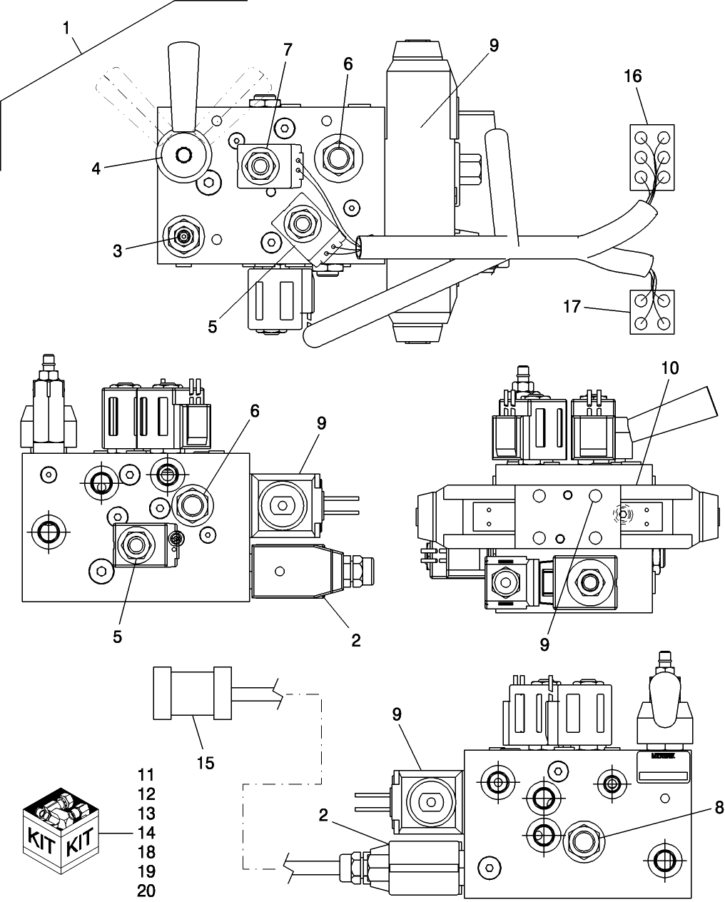 07.13 HYDRAULIC CONTROL VALVE, ASN 3040