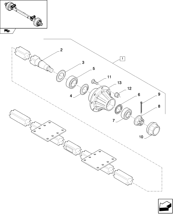 05.01(01) SINGLE AXLE WITHOUT BRAKES