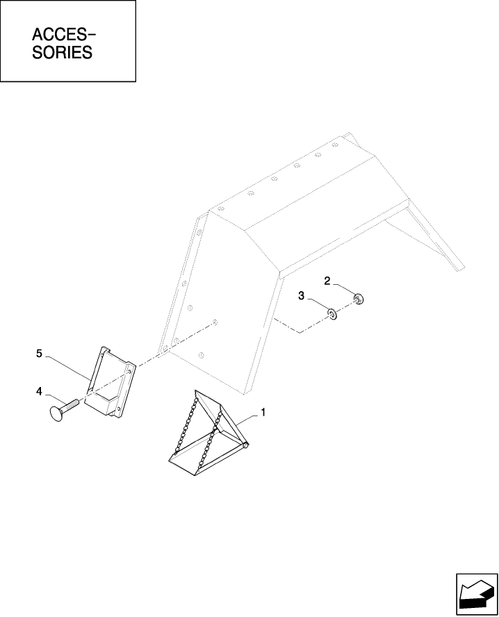 18.01(01) MUDGUARDS AND WHEEL CHOCK