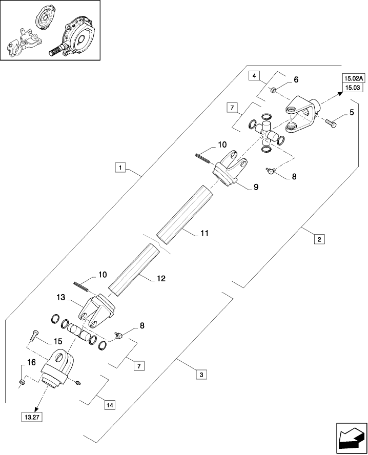 15.02(01) KNOTTER TRANSMISSION