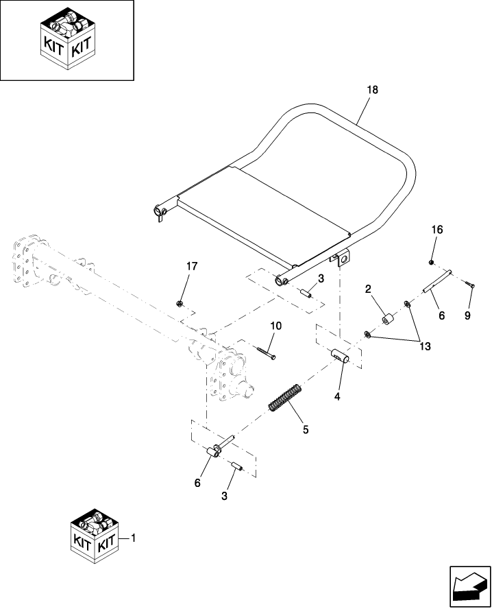 18.95 KIT, BALE RAMP