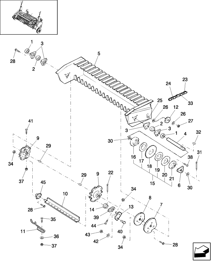 13.120 PICKUP, REEL, REEL DRIVE & SLIP CLUTCH