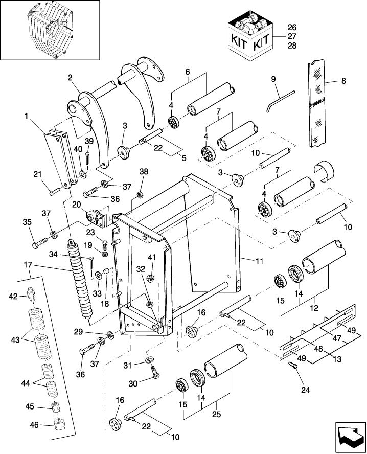 14.80 TAILGATE, SPRING & BELTS