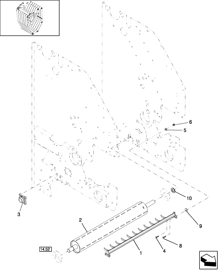 14.13 STARTER ROLL & RAKE, STUFFER FEEDER, EUROPE & R.O.W.