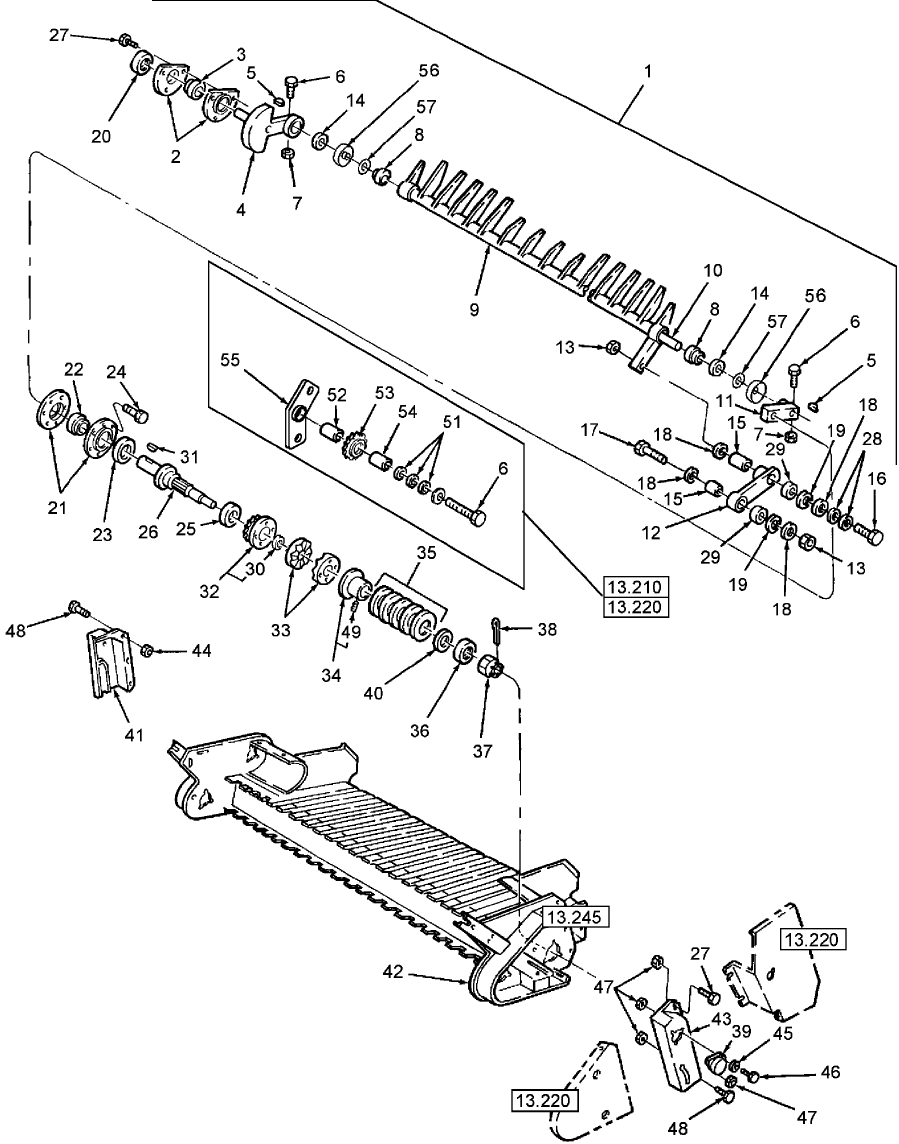 13.240 1.5M WIDE PICKUP, STUFFER FEEDER