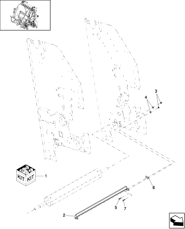 18.65 STARTER ROLL RAKE KIT
