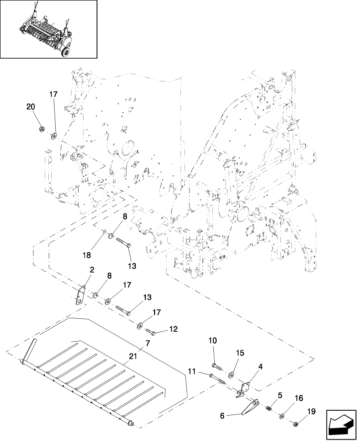 13.940(1) 1.8M WIDE PICKUP, WINDGUARD, UPPER, PRIOR TO P.I.N. 62379