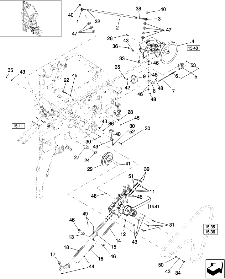 15.31 AUTO-WRAPâ„¢ DRIVE & TWINE ARM