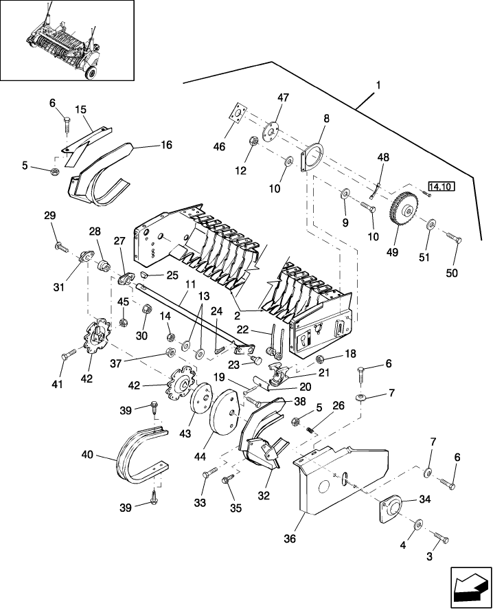 13.145 STANDARD PICKUP, SHIELDS, REEL & DRIVE
