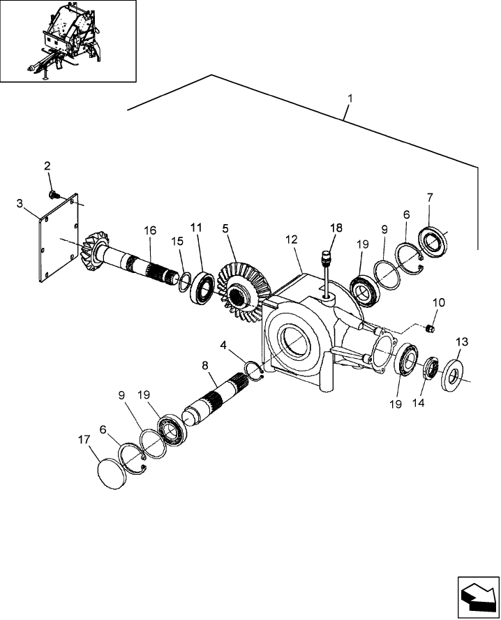 03.25 GEARBOX, 1000 RPM