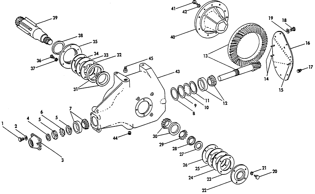 010 MAIN DRIVE GEARBOX GROUP